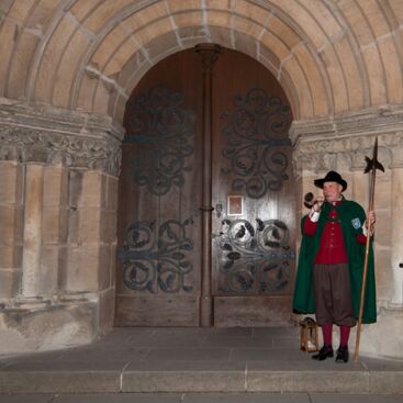 Dinkelsbühl, Nachtwächter am Münster