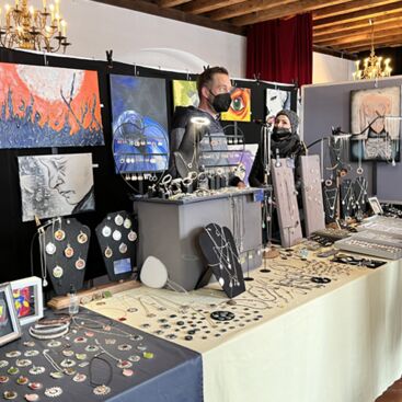 Dinkelsbühl, Ostermarkt Ausstellung Schmuck
