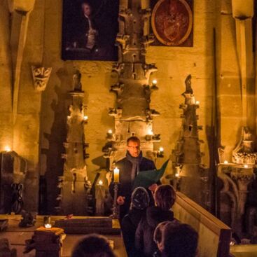 Märchenzauber in der Heiltumskammer von St. Jakob in Rothenburg