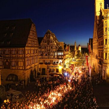 Reichsstadt-Festtage in Rothenburg, Fackelumzug